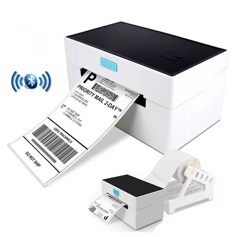 Impressora Térmica de Etiquetas Bluetooth USBCompatível Shopee Mercado Livre Correios Sem Tinta