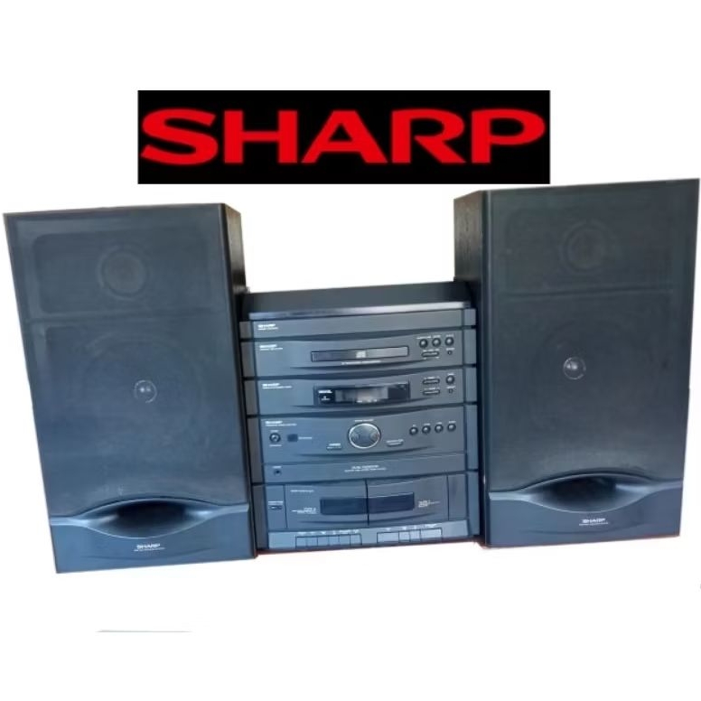 Som Sharp - Toca Discos, Rádio - System Vintage. Ótimo Estado