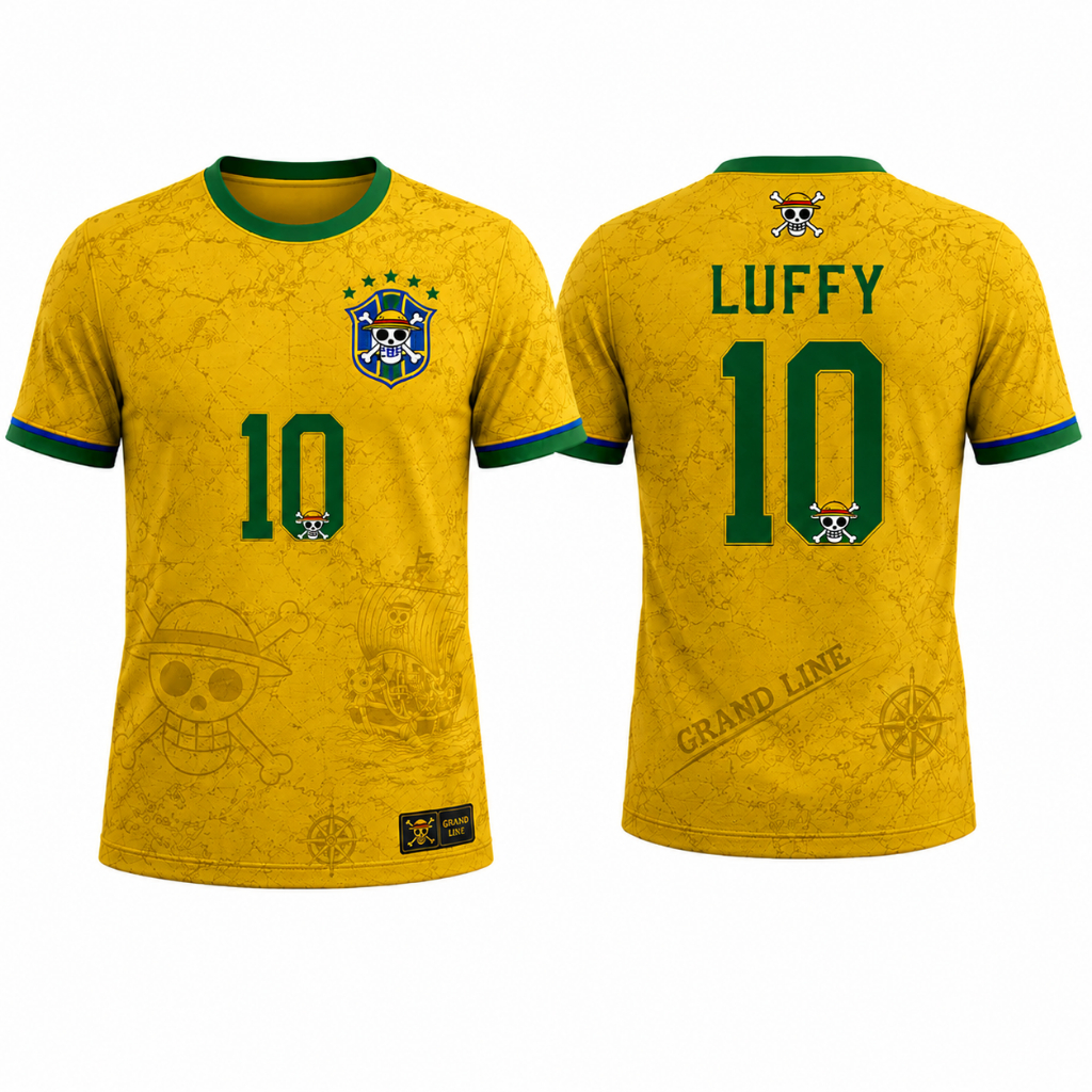 Camisa one piece Brasil