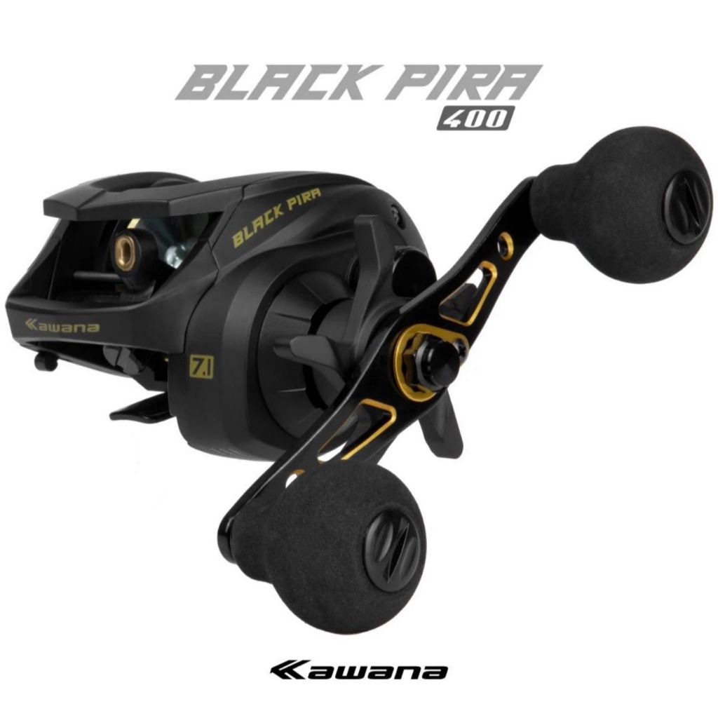 Carretilha BLACK PIRA 400 com ALARME SONORO- 11 Rolamentos/ Drag 18kg — imagem 2 de 2