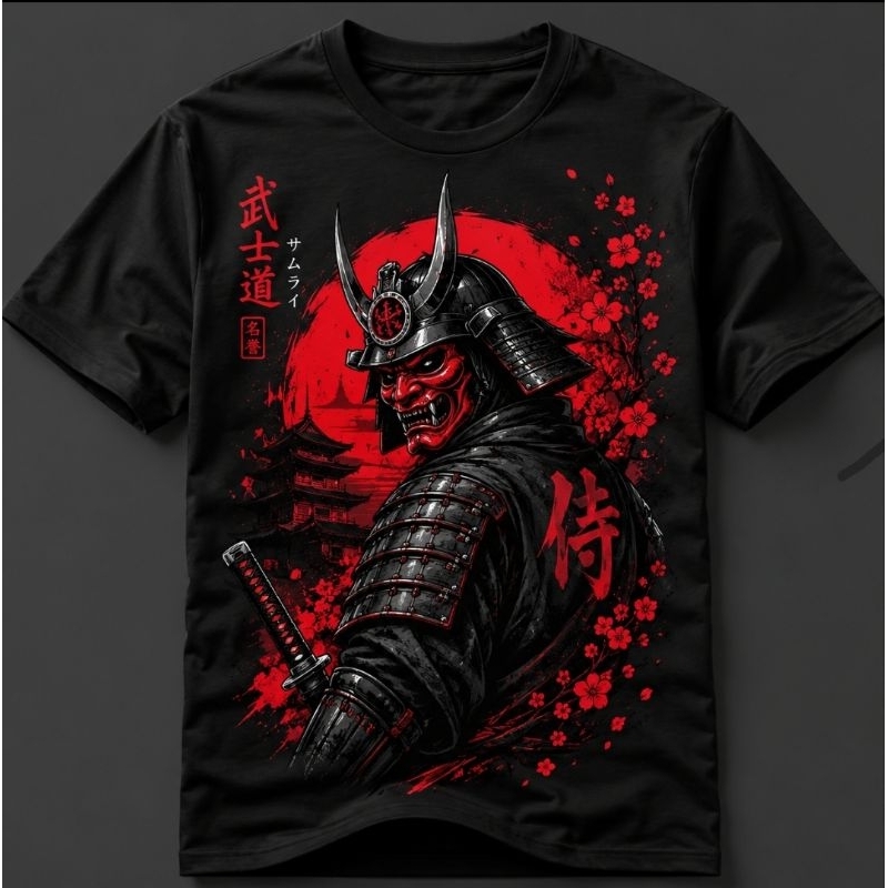 Camiseta Estampada Samurai One Camisa Masculina 100%Algodão Premium Blusa Confortável Estilosa Envio Rápido