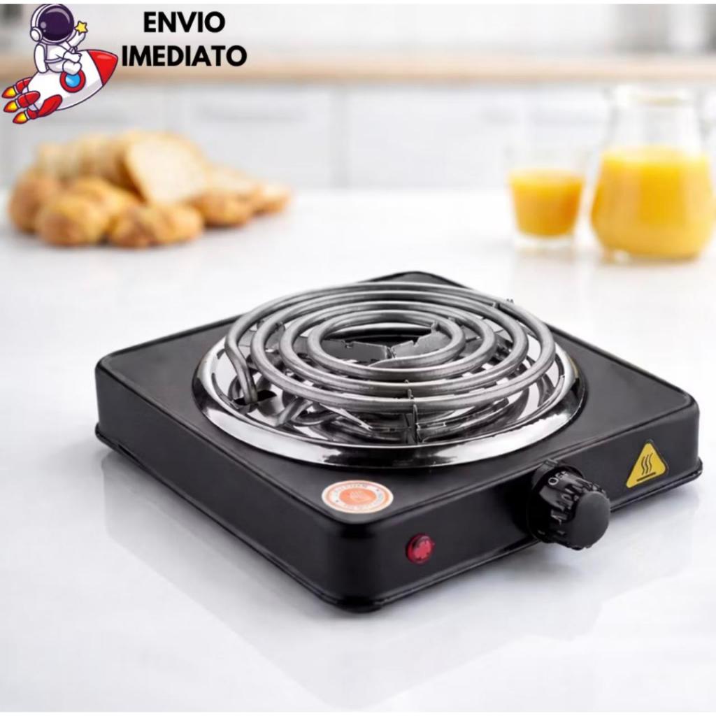 Fogão Fogareiro Elétrico 1000w 1 Boca Portátil Camping 110V Cooktop
