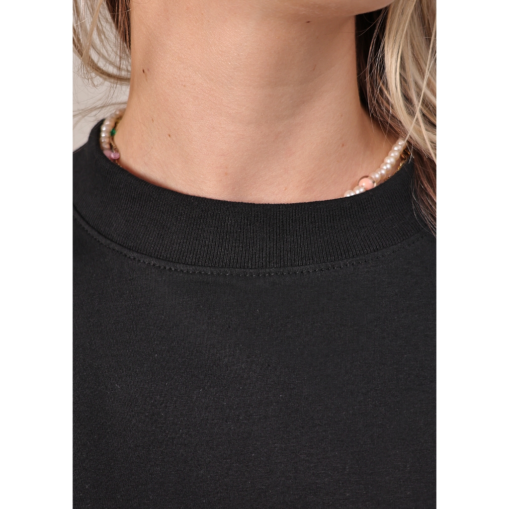 Cropped Camiseta Feminina Oversized Algodão Gola Redonda Blusinha Soltinha P ao GG Cores Neutras
