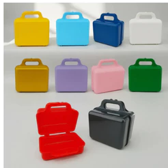 Kit 20 Maletinhas Plásticas Mini para Lembrancinha Infantil Festa, Escola, Massinha e Brindes