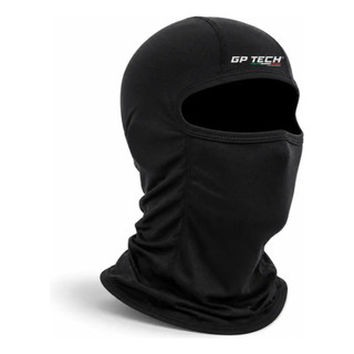 Touca Máscara GPTech Maxxi Cool Preta Única Moto Trilha Kart Ciclismo Esportes Conforto Modas Casual