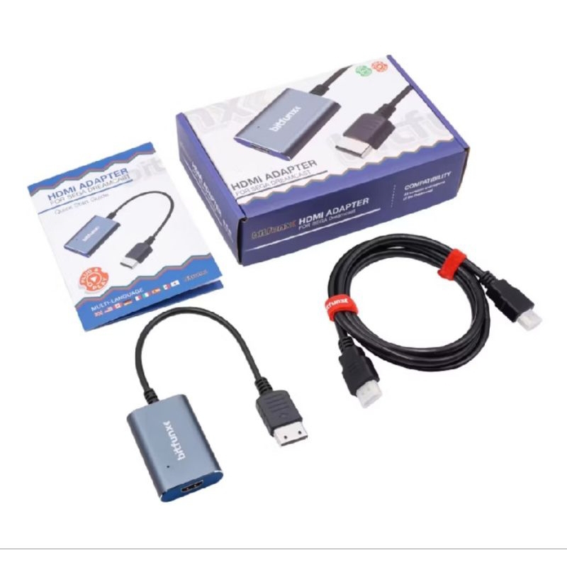 Dreamcast- conversor HDMI adaptador HDMI Bitfunx Dreamcast
