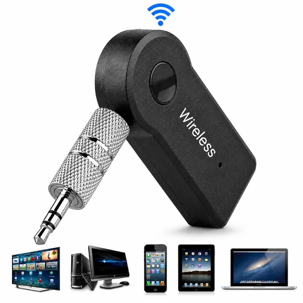 Receptor Bluetooth Para Som Automotivo Adaptador P2 Auxiliar Carro Wireless Portátil Universal Transmissor Áudio Celular