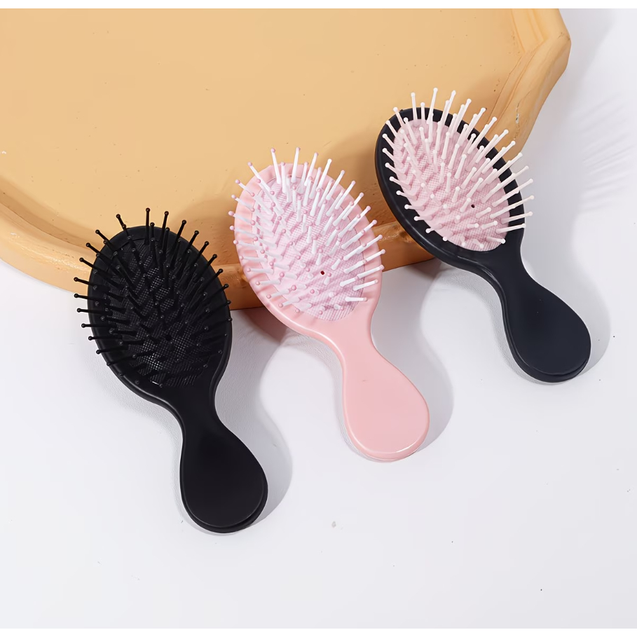 Mini Escova Almofadada Portátil para Massagem Ideal para Uso Diário Ideal para Viagem