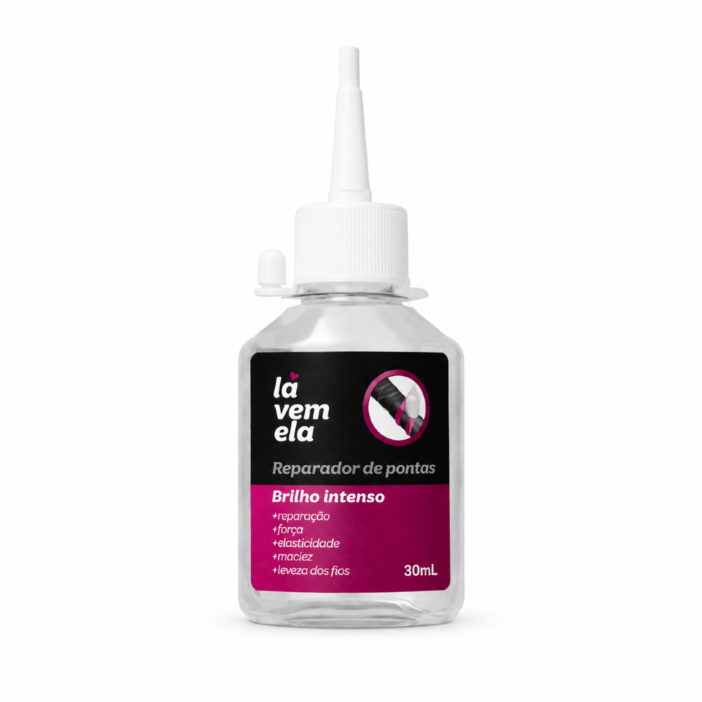 Kit com 6 Frascos de Óleos Reparador de Pontas Lá Vem Ela 30ml
