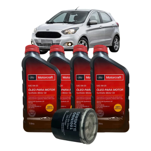 Kit Troca Oleo Motorcraft 5w20 E Filtros Ford Ka Ecosport