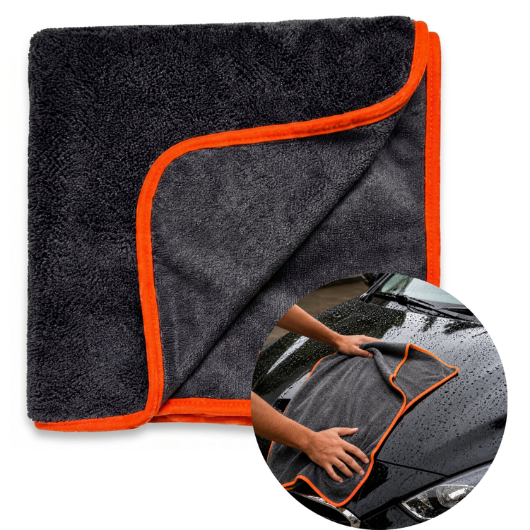 Kit Toalha Microfibra Secagem Automotiva Twist  P M G Lustro Lava-Rápido Alta Absorção Anti Riscos