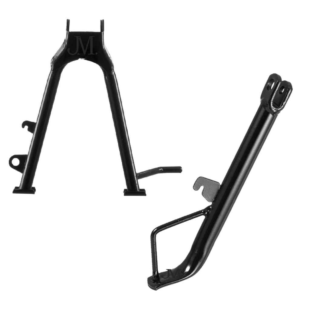 Kit Cavalete Central E Pezinho Lateral Yamaha Ybr 125 2000 A 2008 / Factor 125 2009 A 2016