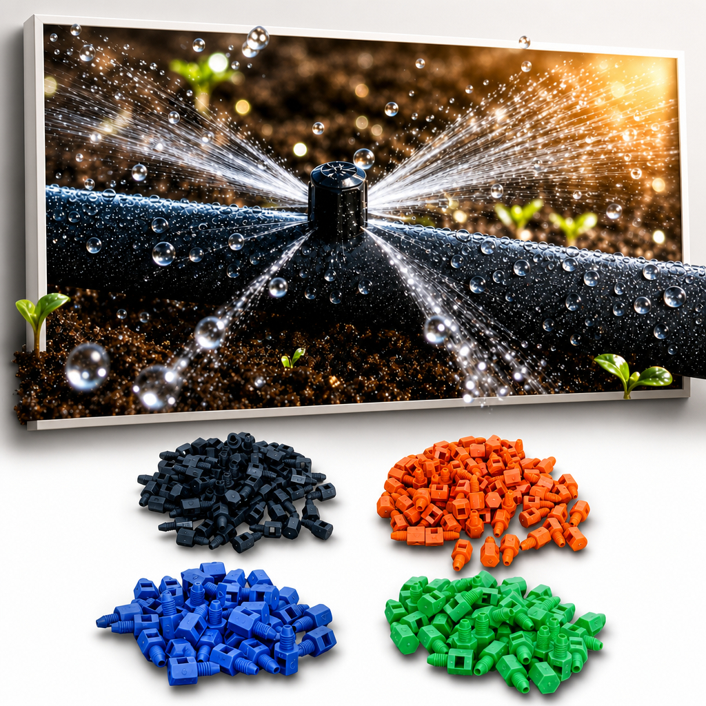 Micro Spray Jet Aspersor Irrigação 2x45o Irrigador Jardim Nevoa 17,5 L/h À 53.7 L/h Pct 1000