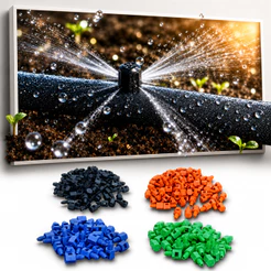Micro Spray Jet Aspersor Irrigação 2x45º Irrigador Jardim Nevoa 17,5 L/h À 53.7 L/h Pct 1000