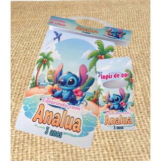 Livrinho de colorir Stitch/ livrinho personalizado