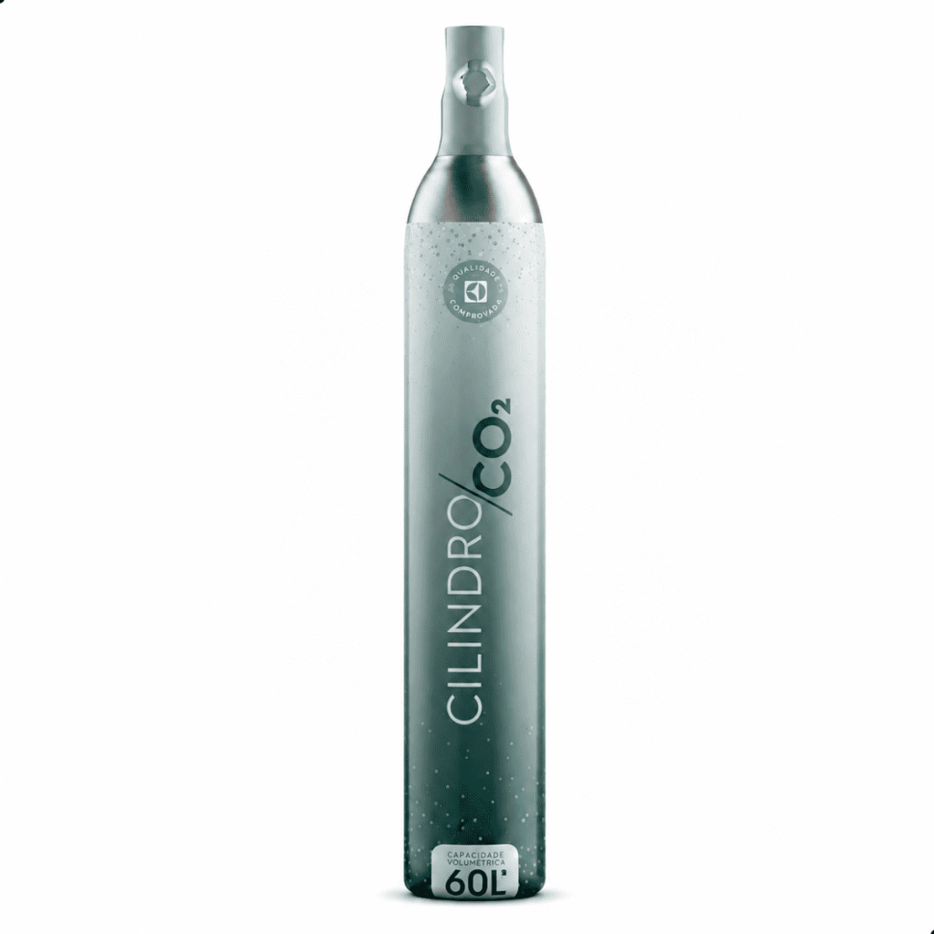 Cilindro Refil CO2 60 Litros Para Máquina De Gaseificar Água Electrolux ESM01 ESM02 ESM03