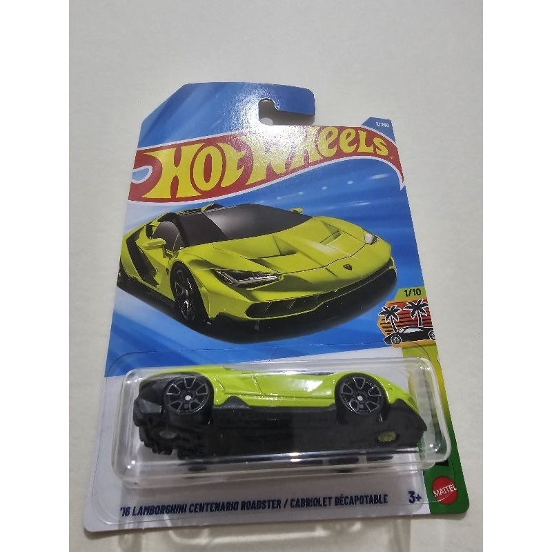 Hot Wheels Lamborghini Centenario Roadster HW Exoticars 1/10 Miniatura Original Mattel