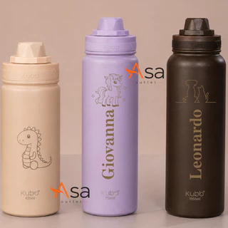 Garrafa Térmica Inox Hydra 420ml 750ml 1050ml com Alça Ergonômica Mantém Bebidas Frias e Quentes