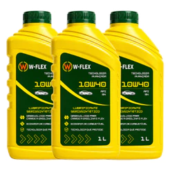 Kit 3 Óleos Motor W-Flex Sae 15w40 Api Sl Semi Sintético