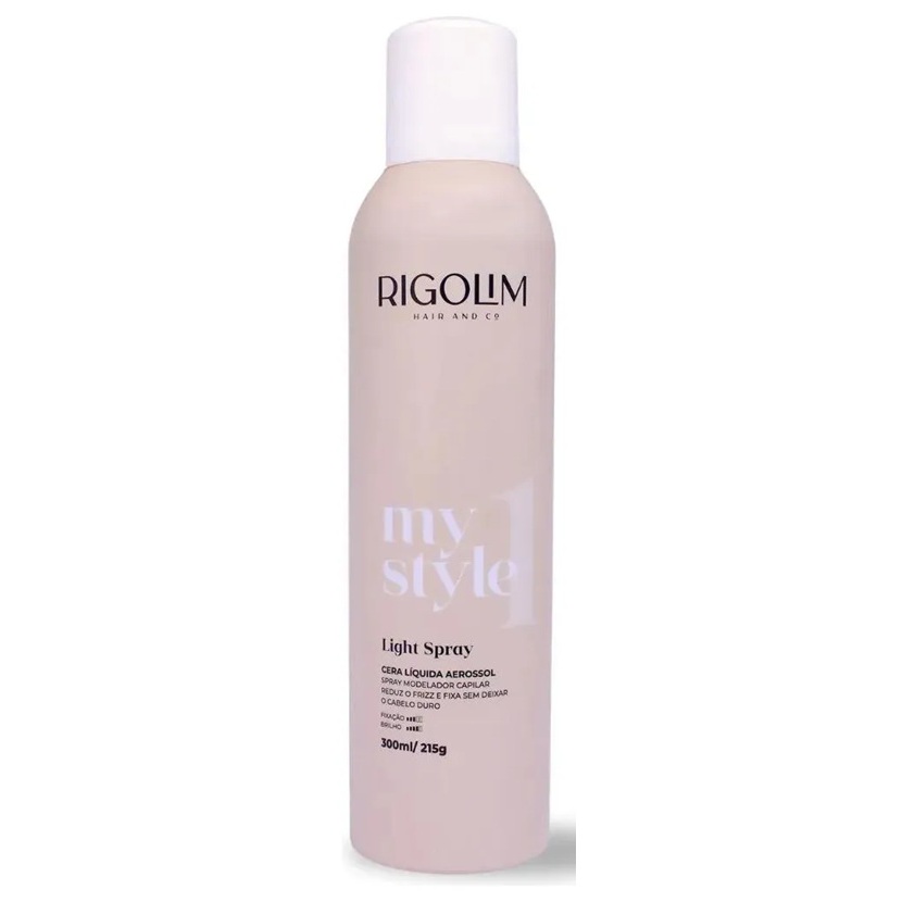 Cera Liquida Rigolim Hair & Co Spray Fixador Dark 300ml