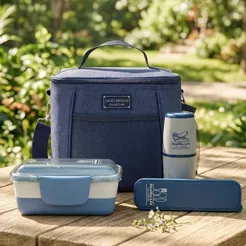 Kit Fitness - BPA Free - melhor custo benefício | Porta escova de dente + Marmita + Bolsa termica