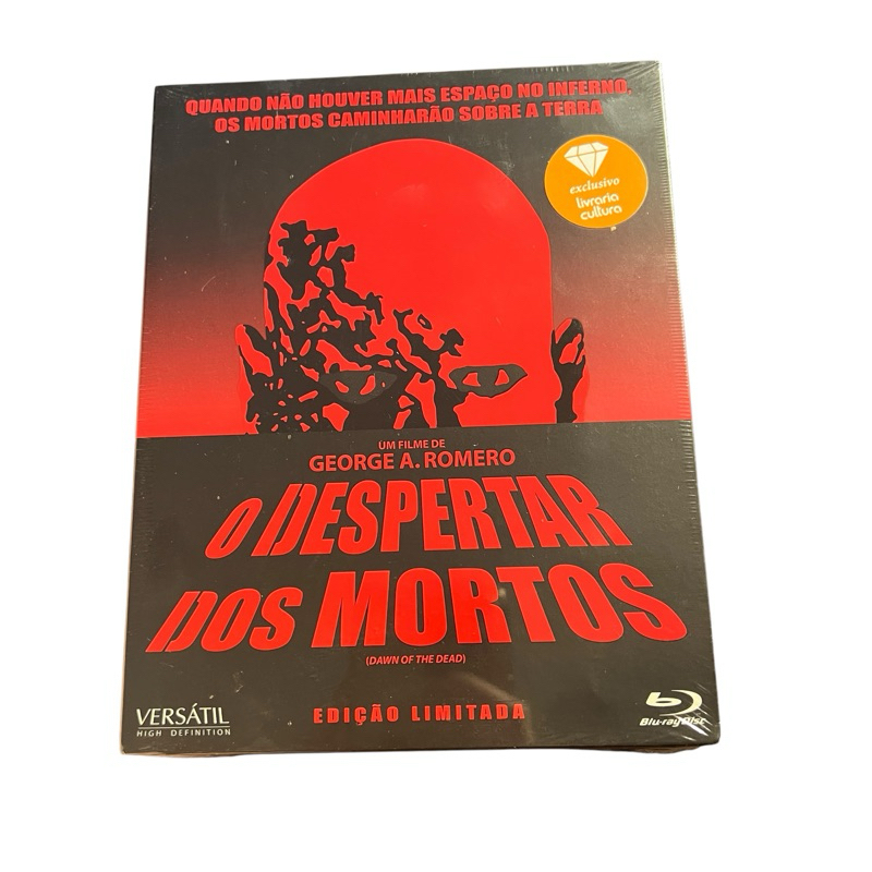 Box Blu ray + dvd O Despertar dos Mortos George A. Romero versátil lacrado