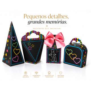 ENVIO RÁPIDO l Kit Festa Balada Neon Personalizado | Kit Pegue e monte balada neon l Festa Neon l 20 Peças