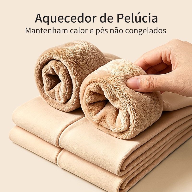 12 Pares Meia Cano Médio Unissex Felpa Espessa Térmica Anti-Frio Outono Inverno Aquece Pés Envio de São Paulo — imagem 2 de 2