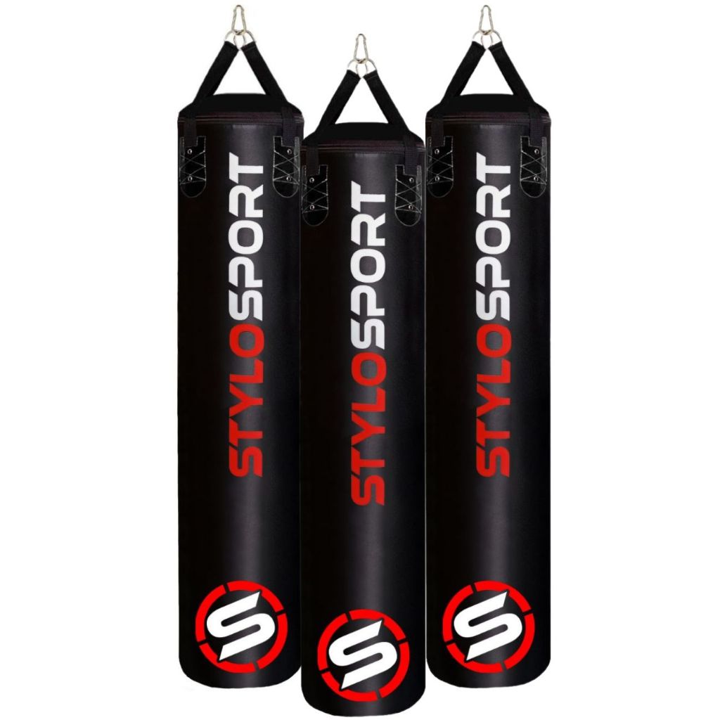 Saco de Boxe Academia Kit com 3 Equipamentos de Luta e Artes Marciais 160cm Profissional