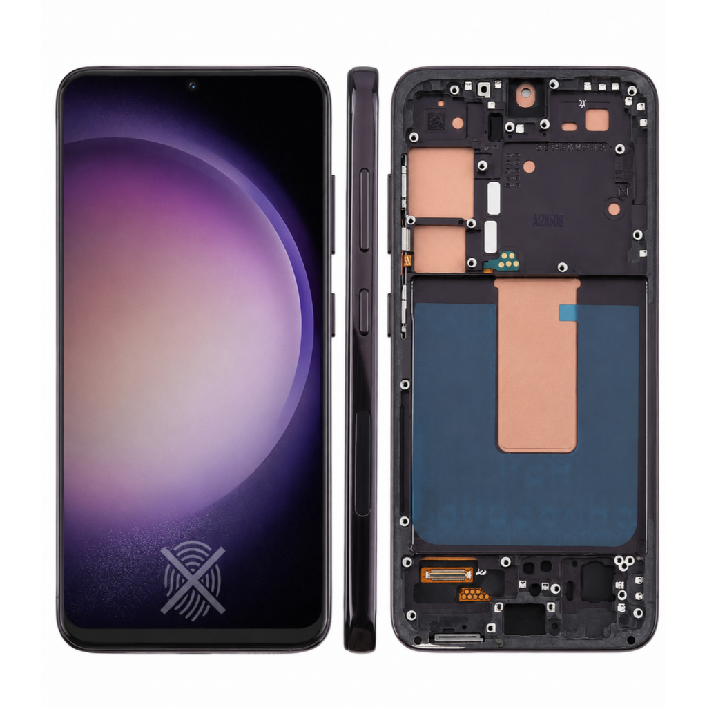Display Frontal Tela lcd INCELL Para Galaxy S23 5G - FRONTAL COM ARO INCELL