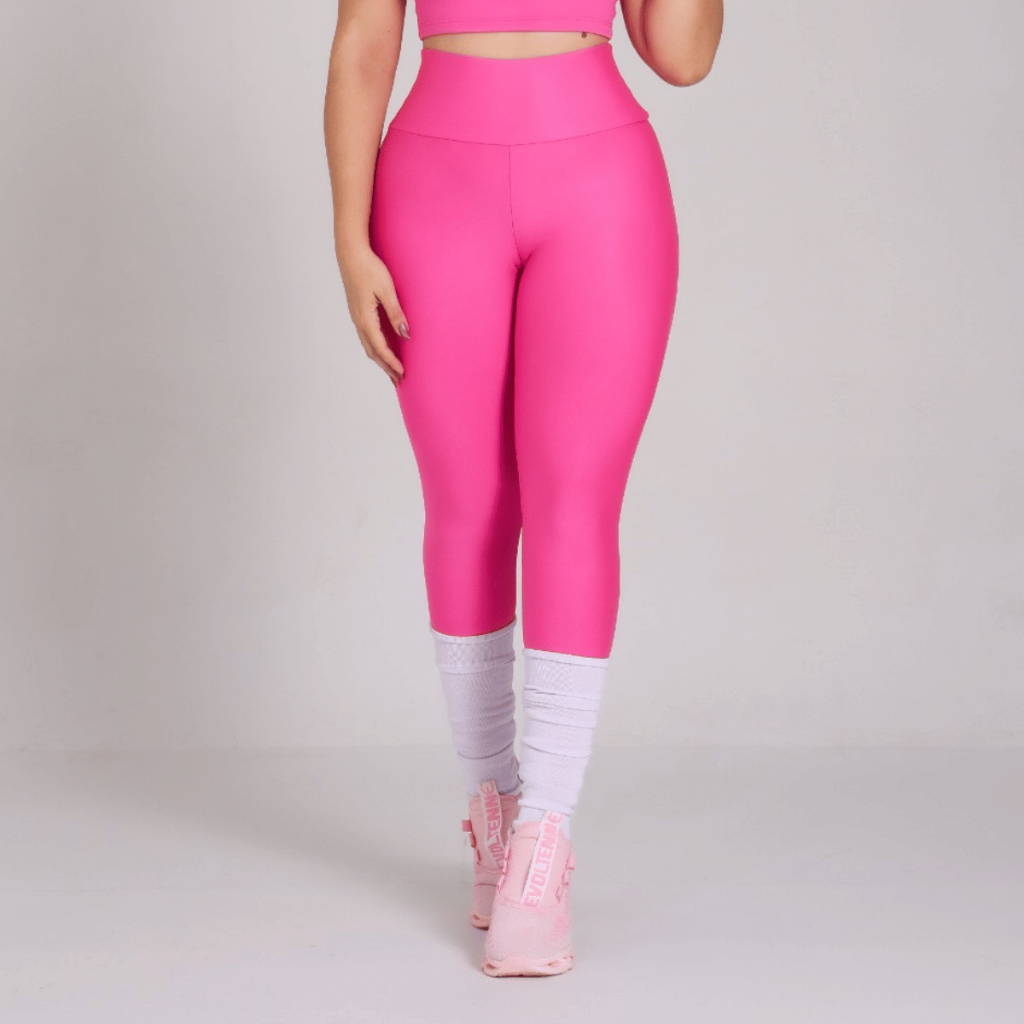 Calça Legging Modeladora zero Transparencia Grossa Cintura Alta