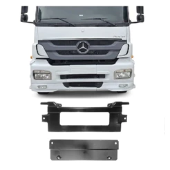 Kit União Acabamento + Suporte Placa Para-choque Mb Axor