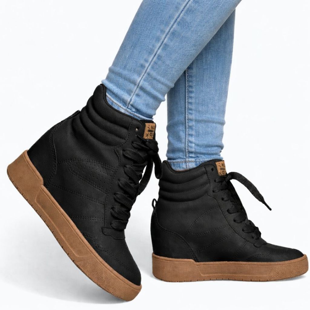 Bota Sneaker Anabela Embutida Ramarim 2591201-1
