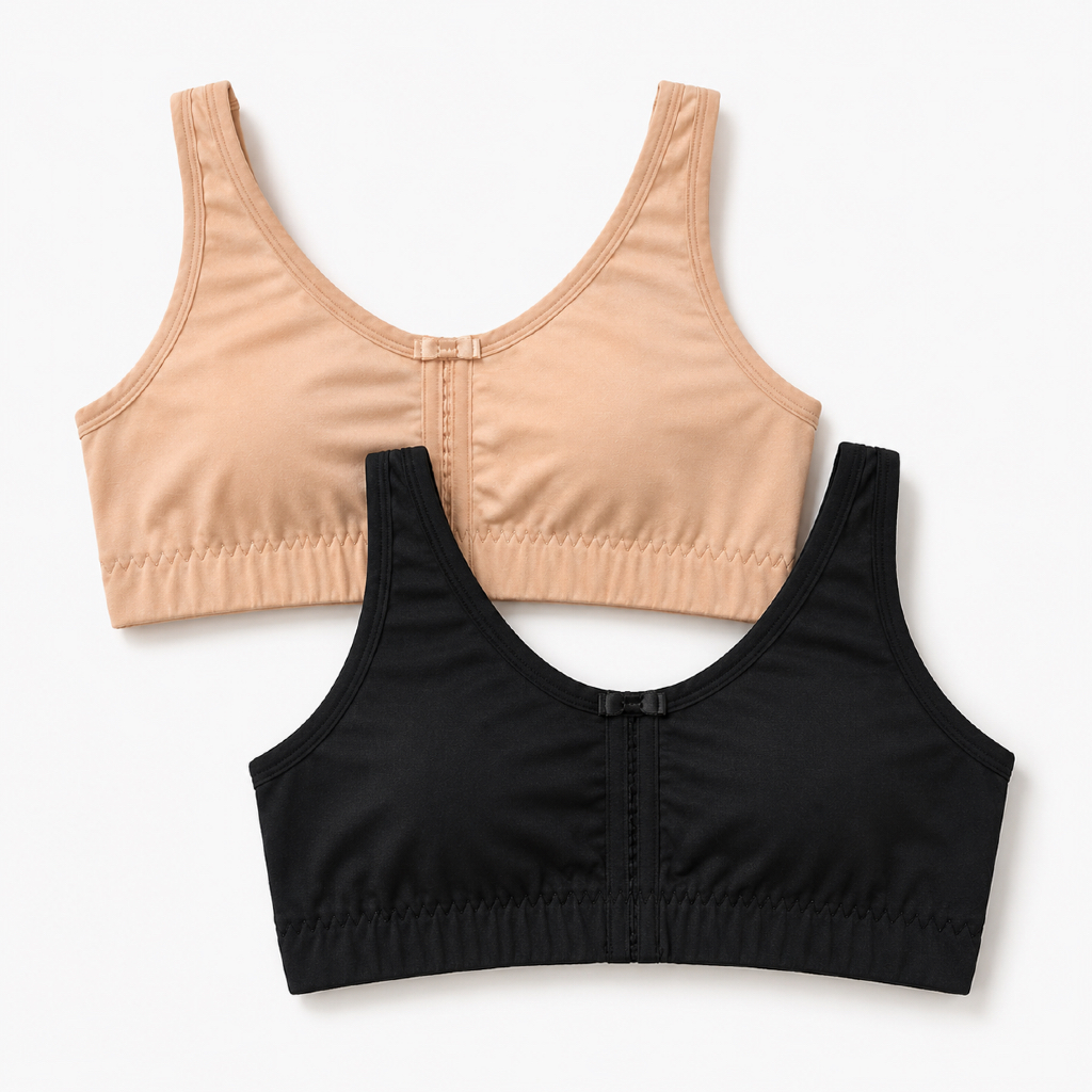 Kit 2 Top Sutiã Reforçado Sem Bojo Microfibra Feminino Confortável Alças Largas M G GG