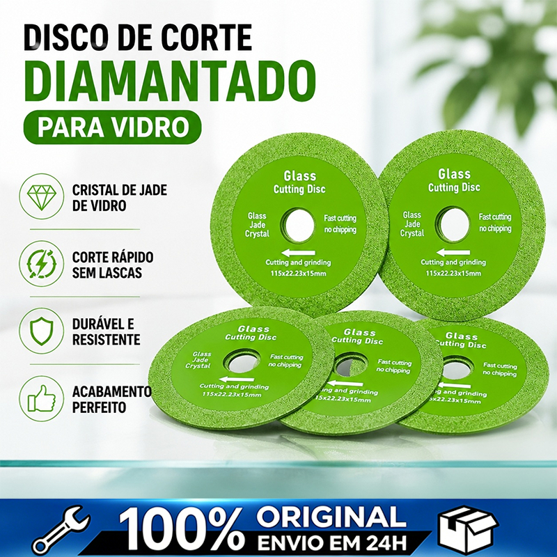 Disco Diamantado 4 Polegadas 100mm Corte Mármore Cerâmica Vidro Porcelanato