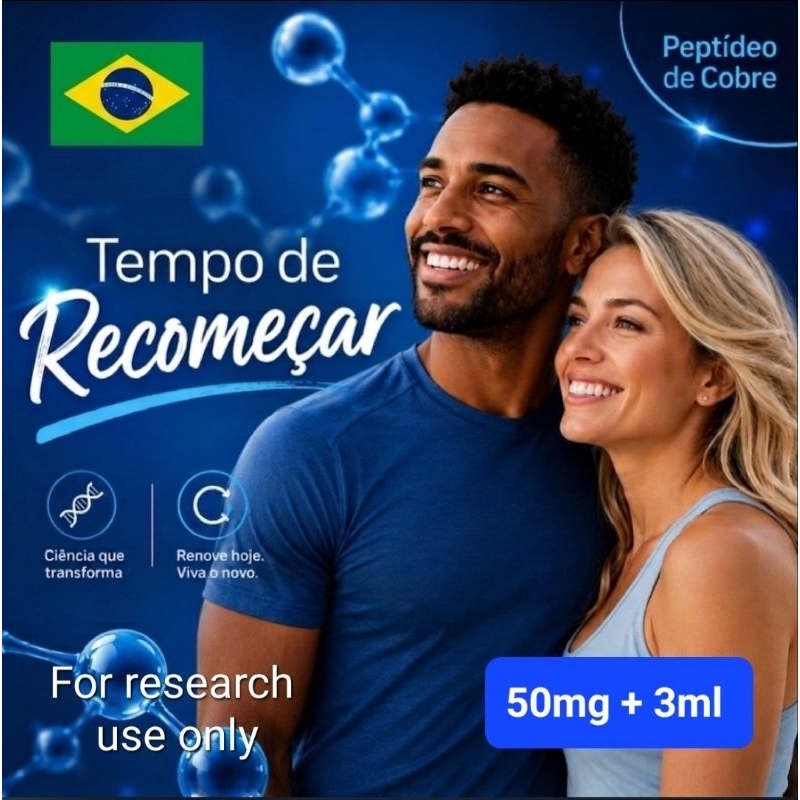 Peptídeo de Cobre GHK-CU + B.A.C Regenerador *Envio de São Paulo