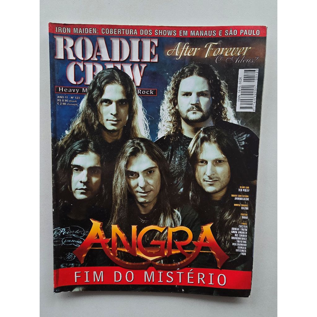 Revista Roadie Crew Nº 123 - 2009 - Angra / Iron Maiden / Deep Purple