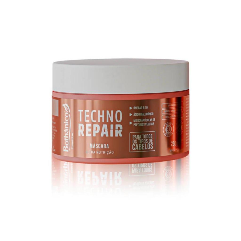Mascara Capilar Techno Repair 250 GRS Bothanico Ultra Nutrição Reparação Intensa