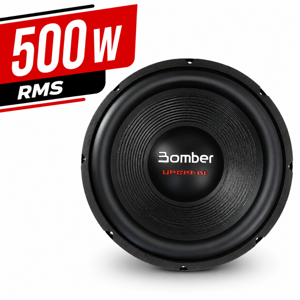SUBWOOFER BOMBER UPGRADE EVO 12 POL 500W RMS 4 OHMS OU 4+4 OHMS ORIGINAL GRAVES POTENTES QUALIDADE BOMBER