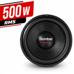 SUBWOOFER BOMBER UPGRADE EVO 12 POL 500W RMS 4 OHMS OU 4+4 OHMS ORIGINAL GRAVES POTENTES QUALIDADE BOMBER