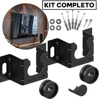Suporte TV Monitor Fixo Universal PIX Parede Painel Smart TV LED LCD 4K 10 a 100 Polegadas