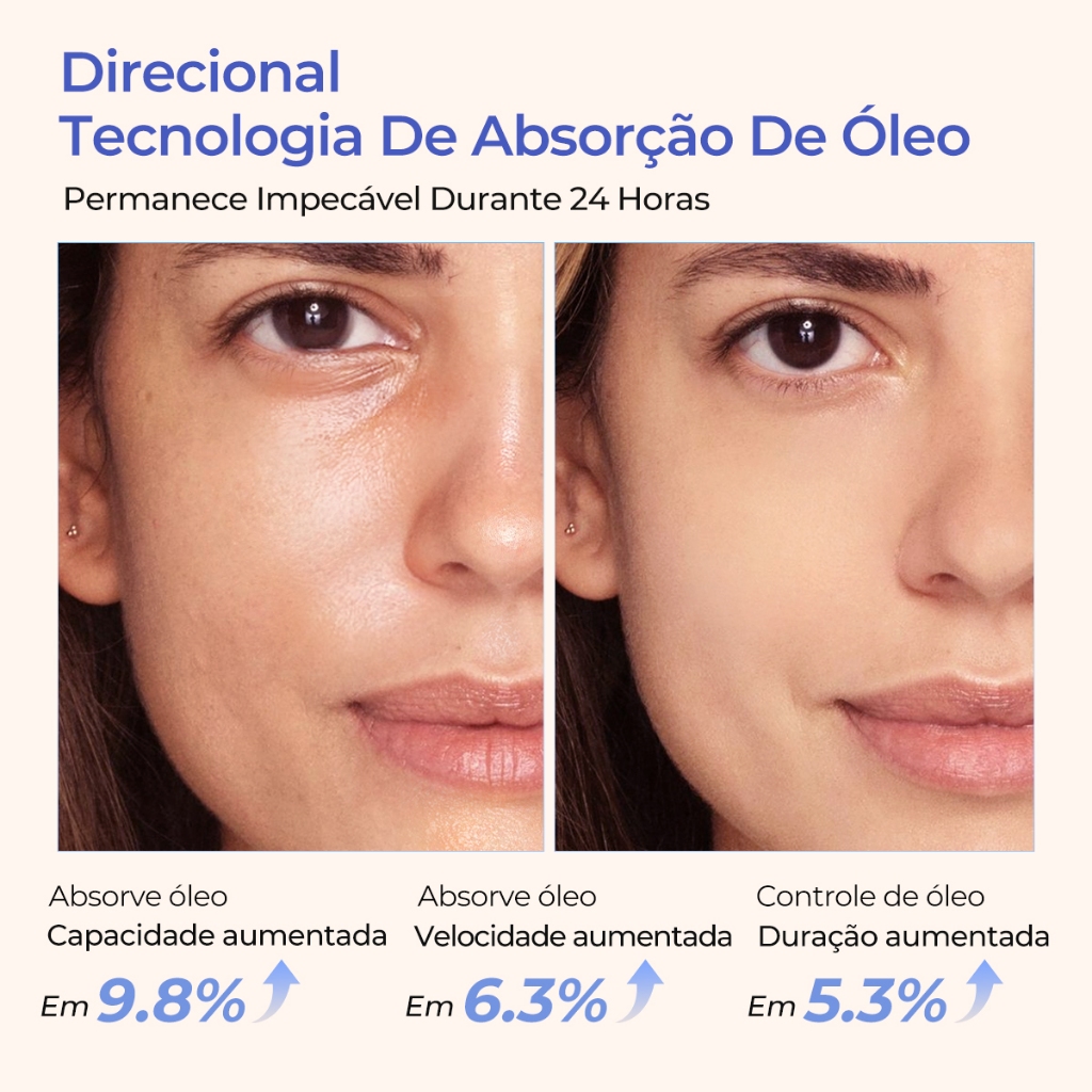 SACE LADY Pó Facial Pérola FPS30 PA+++ Acabamento Natural e Controle de Oleosidade