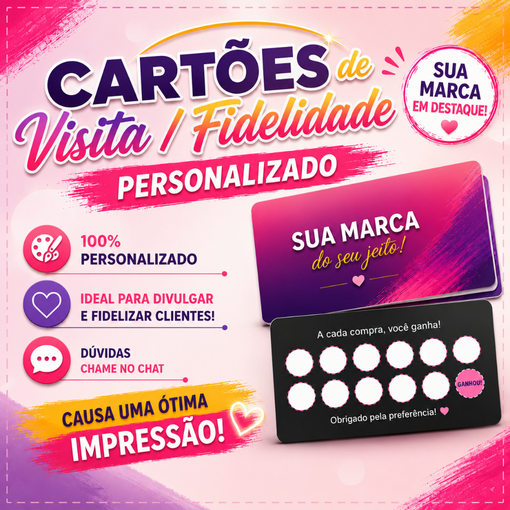 Cartão de Visita Personalizado // Fidelidade