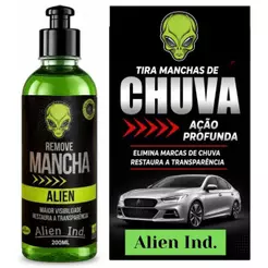 Removedor de Manchas Automotivo Alien Ind Para-brisa, Espelho Retrovisor Carro Repele Água