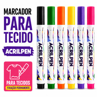 Caneta Marcador para Tecido ACRILPEN