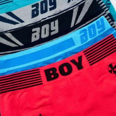 Kit 3 Cuecas Box Boxer Infantil Poliamida e Elastano — imagem 2 de 2