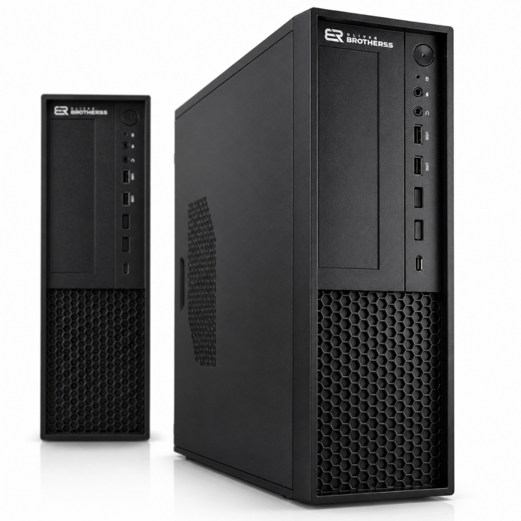Gabinete Slim Micro Atx Para Fonte Tfx Dell Hp Lenovo Usb-c Escritório Office Bt
