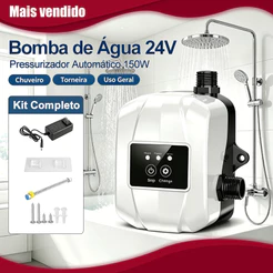 Bomba impulsionadora de pressão de água, bomba de recirculação, sprinklers, chuveiro portátil, cozinha, 24v, chuveiro au