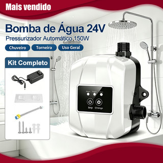 Bomba impulsionadora de pressão de água, bomba de recirculação, sprinklers, chuveiro portátil, cozinha, 24v, chuveiro au