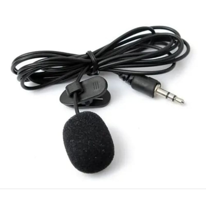 Kit ate 10 Microfone Lapela JH-043 P2 3.5mm Áudio Profissional para Celular Notebook PC